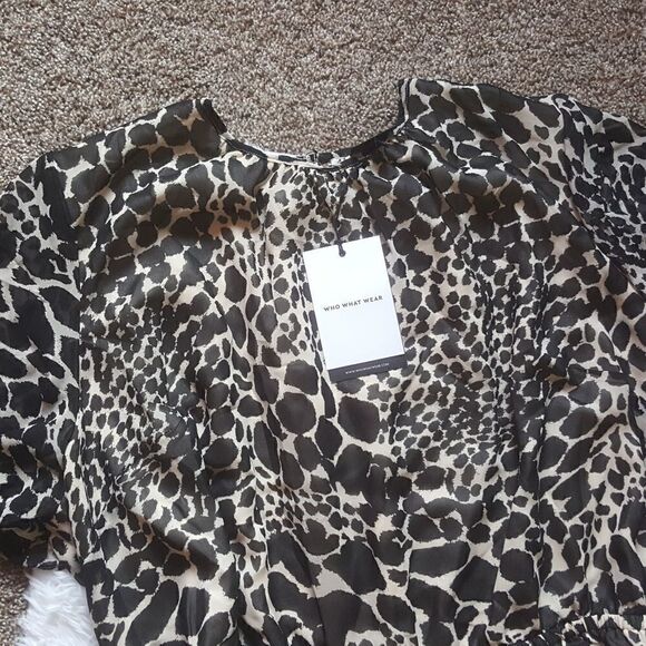 Who What Wear Animal print Dress Size 3X New with tags - Picture 6 of 14
